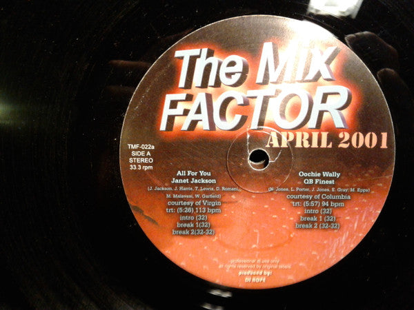 Various : The Mix Factor (April 2001) (2x12", Comp, Promo)
