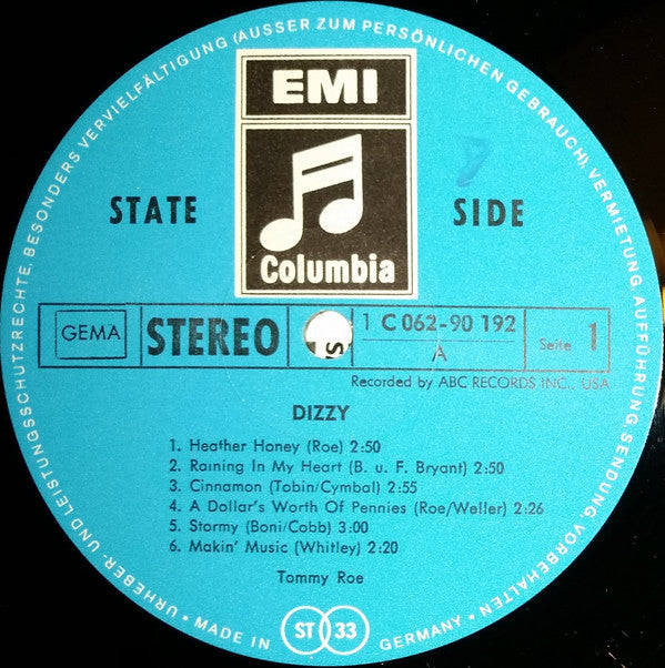 Tommy Roe : Dizzy (LP)