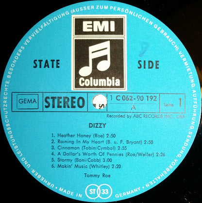 Tommy Roe : Dizzy (LP)