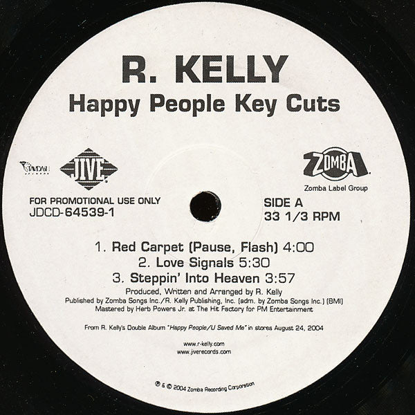 R. Kelly : Happy People Key Cuts (2xLP, Promo)