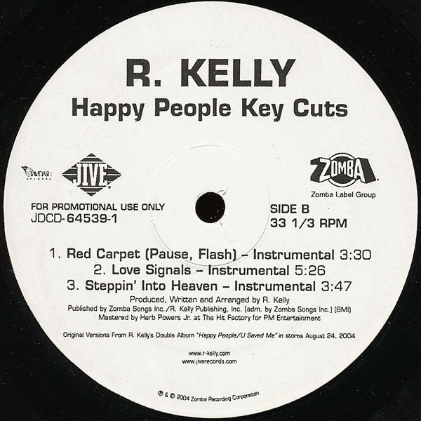 R. Kelly : Happy People Key Cuts (2xLP, Promo)