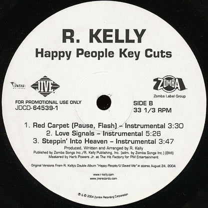 R. Kelly : Happy People Key Cuts (2xLP, Promo)