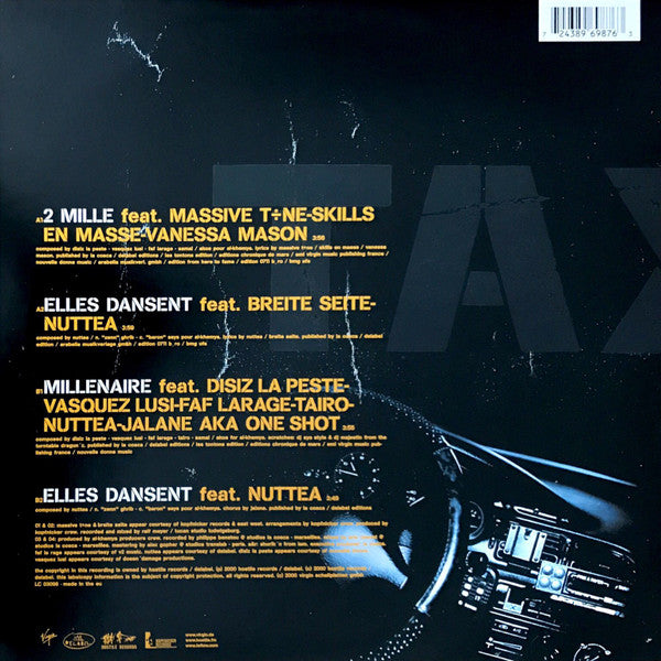 Massive Töne & Skills En Masse & Vanessa Mason, Breite Seite : 2 Mille / Elles Dansent (12")