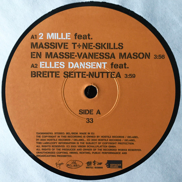 Massive Töne & Skills En Masse & Vanessa Mason, Breite Seite : 2 Mille / Elles Dansent (12")