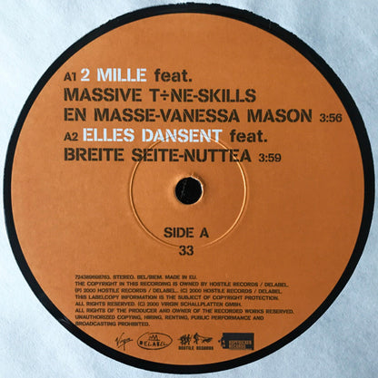 Massive Töne & Skills En Masse & Vanessa Mason, Breite Seite : 2 Mille / Elles Dansent (12")