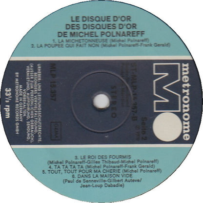 Michel Polnareff : The Million Sellers Of Michel Polnareff (LP, Comp)