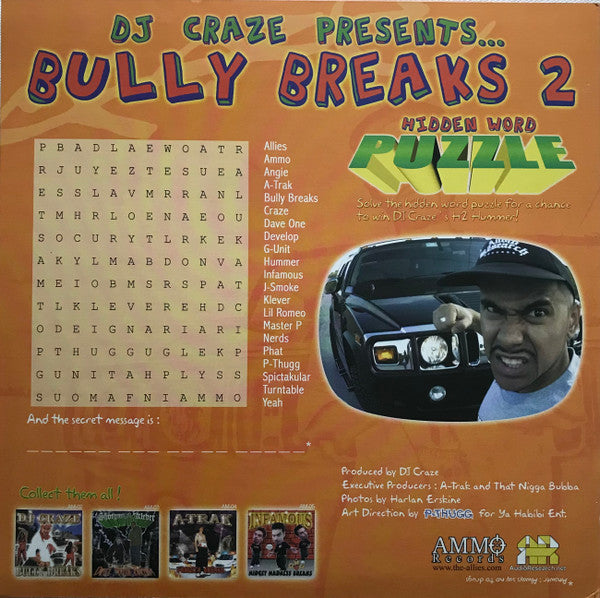 DJ Craze : Bully Breaks 2 (12")