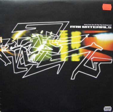 Various : Raw Materials (Joints From The UK Hip Hop Underground) (2xLP, Comp)