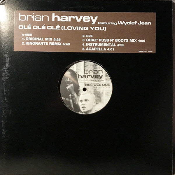 Brian Harvey Feat. Wyclef Jean : Olé, Olé, Olé (Lovin' You) (12", Single)