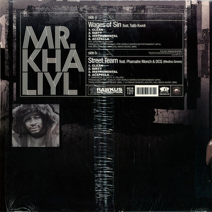 Mr. Khaliyl : Wages Of Sin / Street Team (12")