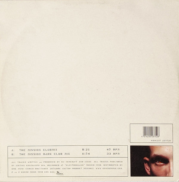 Tomcraft : The Mission (12")