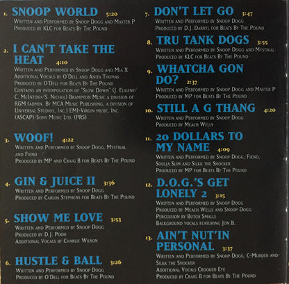 Snoop Dogg : Da Game Is To Be Sold, Not To Be Told (CD, Album, EMI)
