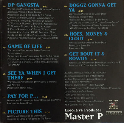 Snoop Dogg : Da Game Is To Be Sold, Not To Be Told (CD, Album, EMI)