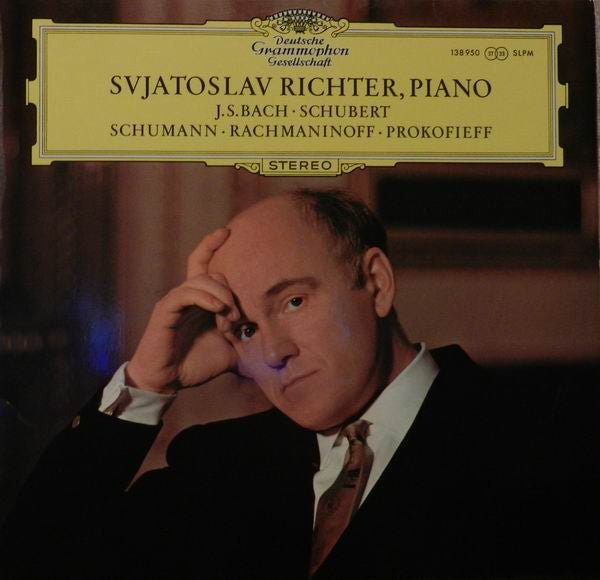Sviatoslav Richter , Piano - Johann Sebastian Bach · Franz Schubert · Robert Schumann · Sergei Rachmaninoff · Sergei Prokofiev : Recital II (LP)