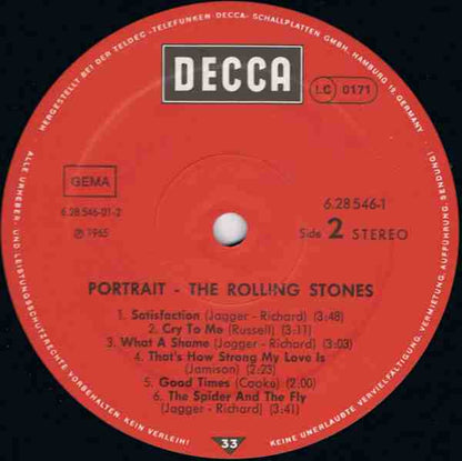 The Rolling Stones : Portrait (2xLP, Comp)