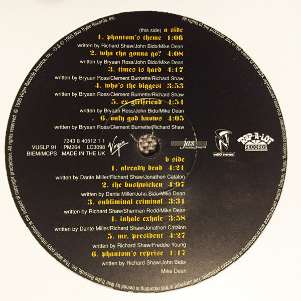 Bushwick Bill : Phantom Of The Rapra (LP, Album)