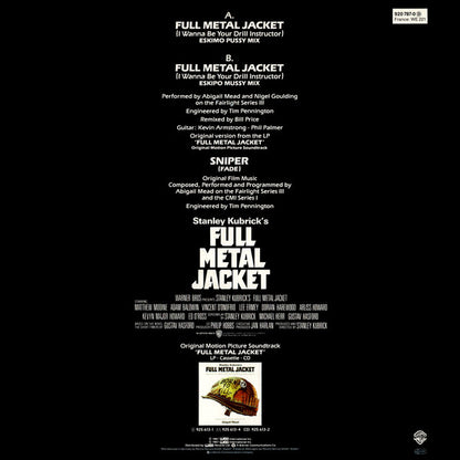 Abigail Mead And Nigel Goulding : Full Metal Jacket (I Wanna Be Your Drill Instructor) (12")