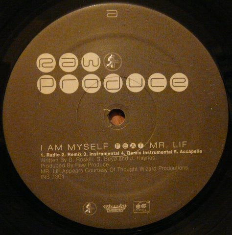 Raw Produce : I Am Myself (12")