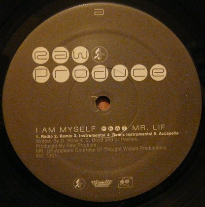 Raw Produce : I Am Myself (12")