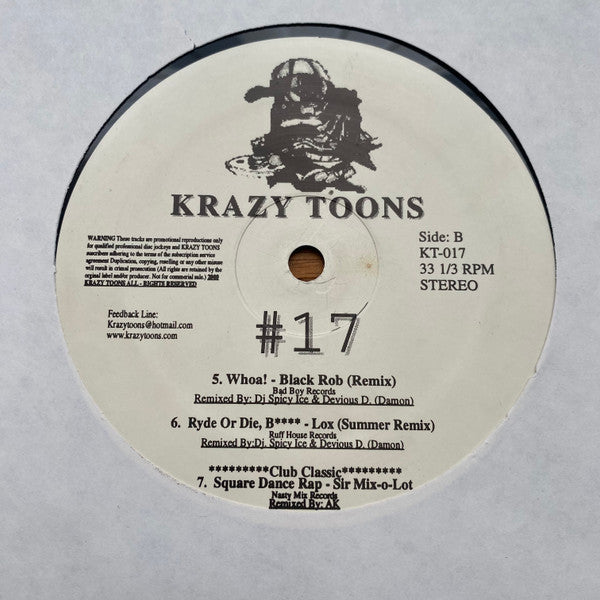 Various : Krazy Toons Vol.17 (12")