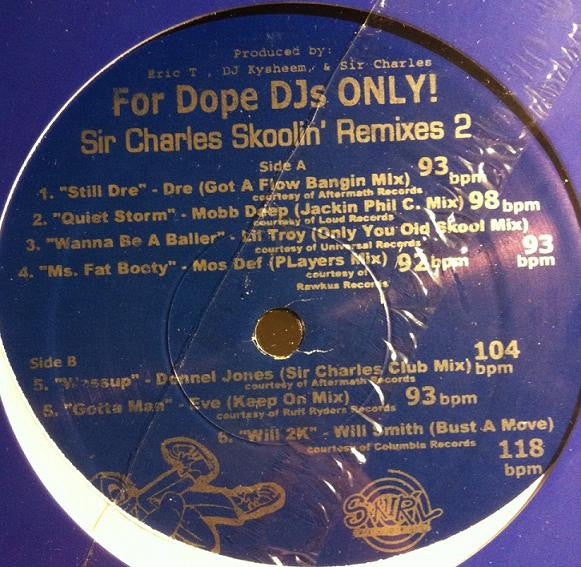 Various : Sir Charles Skoolin' Remixes 2 (12")