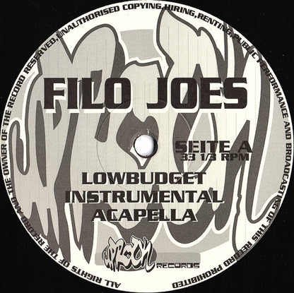 Filo Joes : Lowbudget (12", Maxi)
