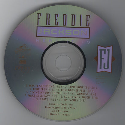 Freddie Jackson : Here It Is (CD, Album)
