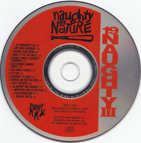 Naughty By Nature : 19 Naughty III (CD, Album, 15 )