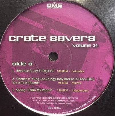Various : Crate Savers Volume 24 (12", Comp, Promo)
