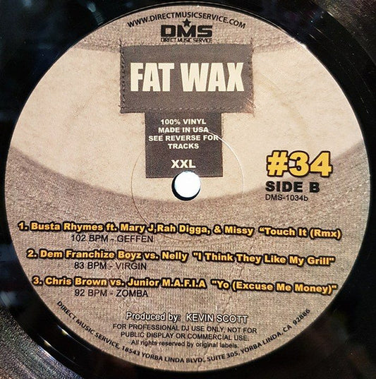 Various : Fat Wax #34 (12", Promo)