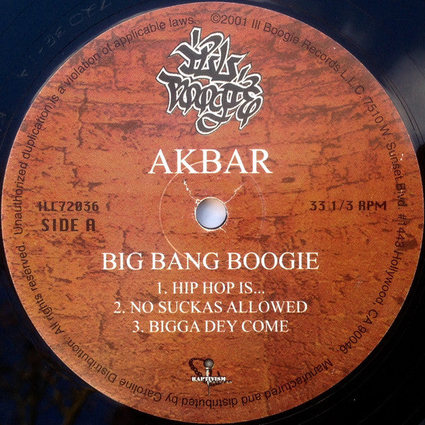Akbar : Big Bang Boogie (2xLP, Album)