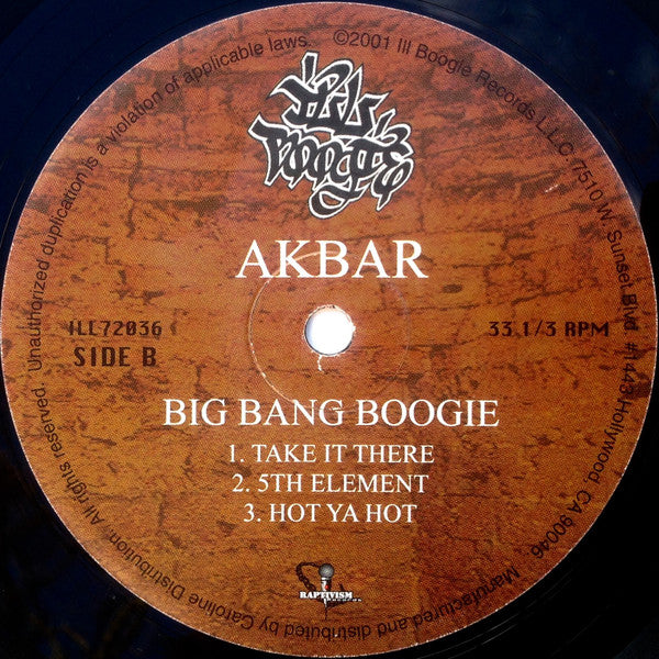 Akbar : Big Bang Boogie (2xLP, Album)