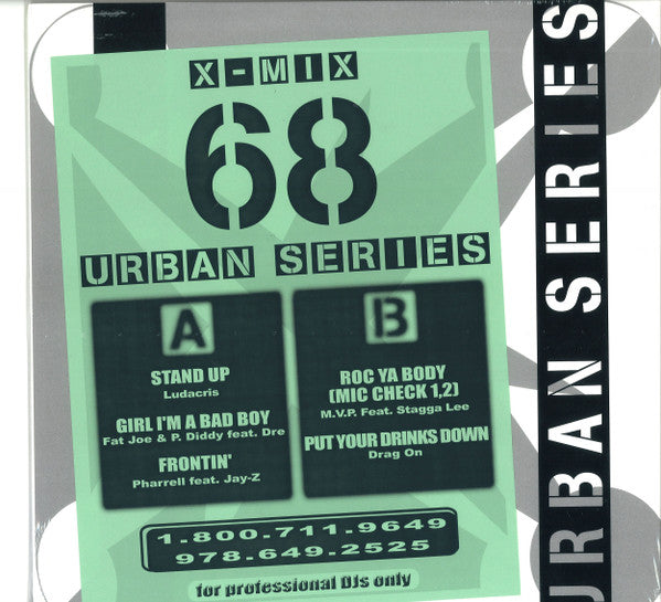 Various : X-Mix Urban Series 68 (12", Comp, Promo)