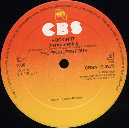 The Fearless Four : Rockin' It (12", Maxi)