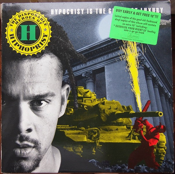 The Disposable Heroes Of Hiphoprisy : Hypocrisy Is The Greatest Luxury (LP, Album + 12", S/Sided + Ltd)