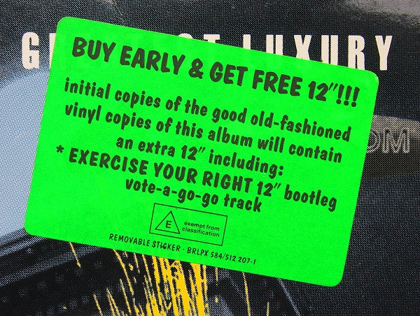 The Disposable Heroes Of Hiphoprisy : Hypocrisy Is The Greatest Luxury (LP, Album + 12", S/Sided + Ltd)