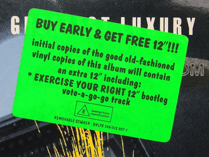 The Disposable Heroes Of Hiphoprisy : Hypocrisy Is The Greatest Luxury (LP, Album + 12", S/Sided + Ltd)