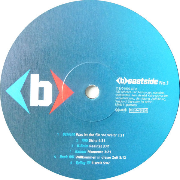 Various : <b>eastside No. 1 - Hip Hop Von Der Ostseite (LP, Comp)