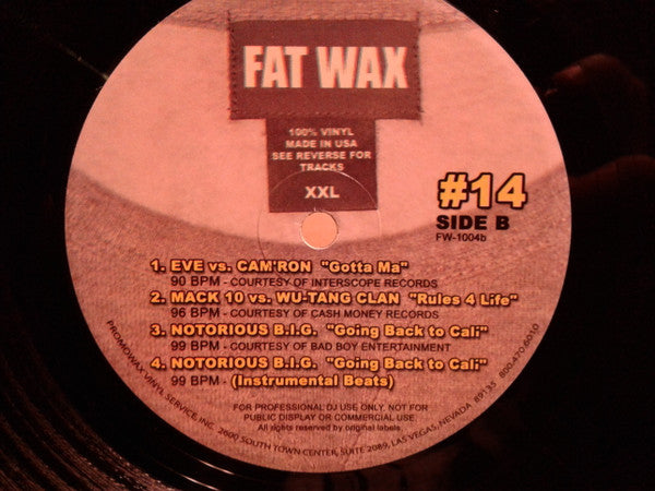 Various : Fat Wax #14 (12")