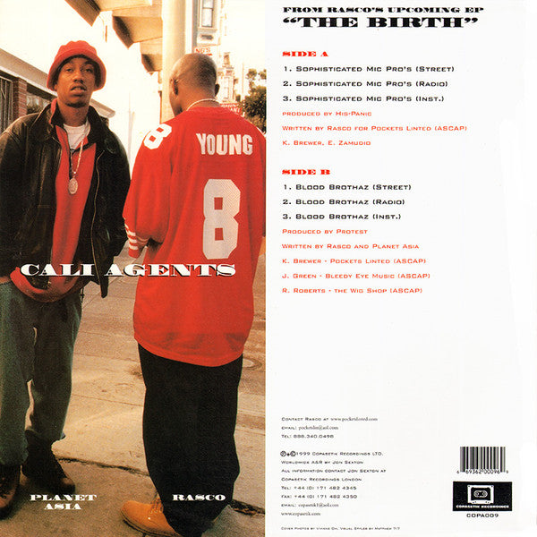 Rasco : Sophisticated Mic Pro's / Blood Brothaz (12")