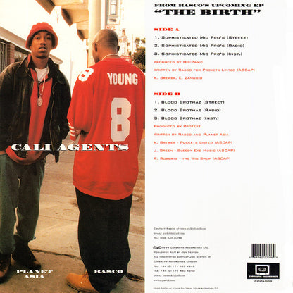 Rasco : Sophisticated Mic Pro's / Blood Brothaz (12")
