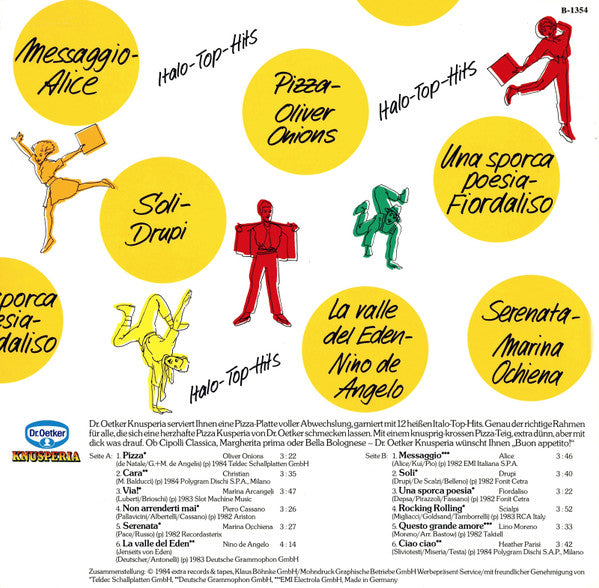 Various : Im Pizza-Markt Ist Musik - Dr.Oetker Knusperia Italo-Top-Hits (LP, Comp, Pic, Gat)