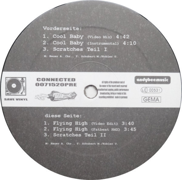 Reim In Da Tube : Cool Baby (12", Single)