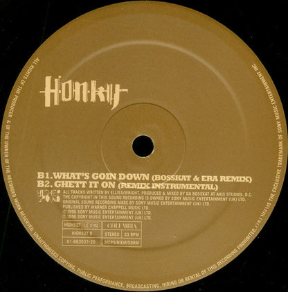 Honky : What's Goin Down (12")