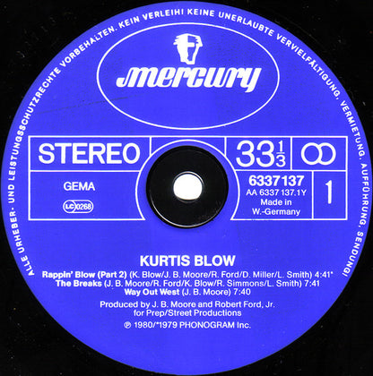 Kurtis Blow : Kurtis Blow (LP, Album)