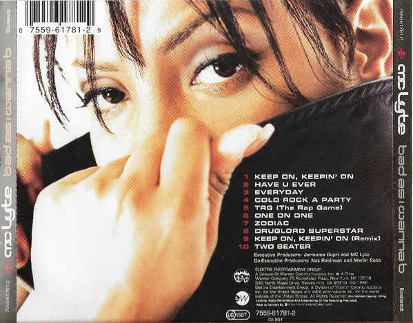 MC Lyte : Bad As I Wanna B (CD, Album)
