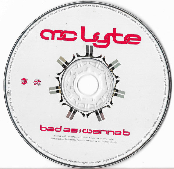 MC Lyte : Bad As I Wanna B (CD, Album)