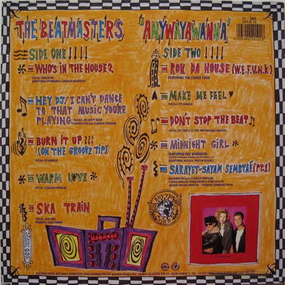 The Beatmasters : Anywayawanna (LP, Album)
