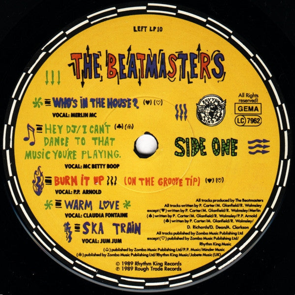 The Beatmasters : Anywayawanna (LP, Album)
