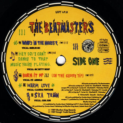 The Beatmasters : Anywayawanna (LP, Album)